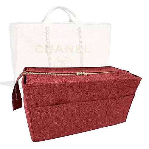 Tote Bag Organizer For Chanel Deauville Canvas Medium Bag with Double