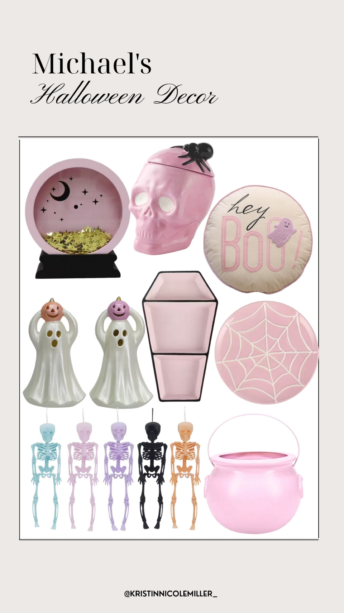 Michaels Halloween decor, magic ball, skull, throw pillow, spider web, ghosts, coffin, skeletons, cauldron 

#LTKSeasonal #LTKhome #LTKunder100