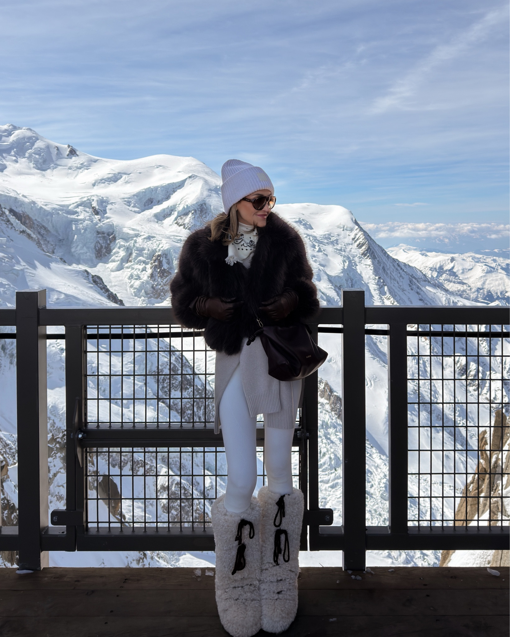 My outfit today to go up anguille de midi - it was cold and we needed to be bundled up!! Size small on all the base layers and fur jacket. 

#LTKOver40 #LTKootd #LTKSeasonal