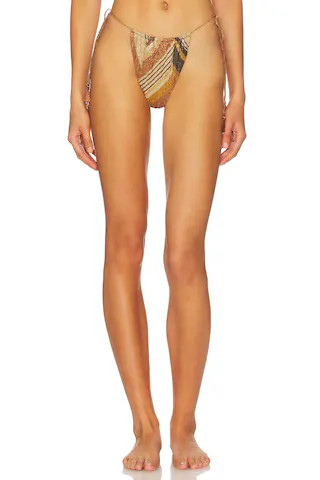 DEVON WINDSOR Whit Side Tie Bikini Bottom in Espresso from Revolve.com | Revolve Clothing (Global)