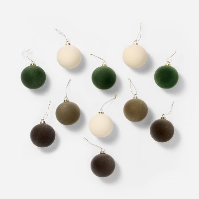Set of 11 Velvet Decorative Ornaments - Threshold™ designed with Studio McGee | Target