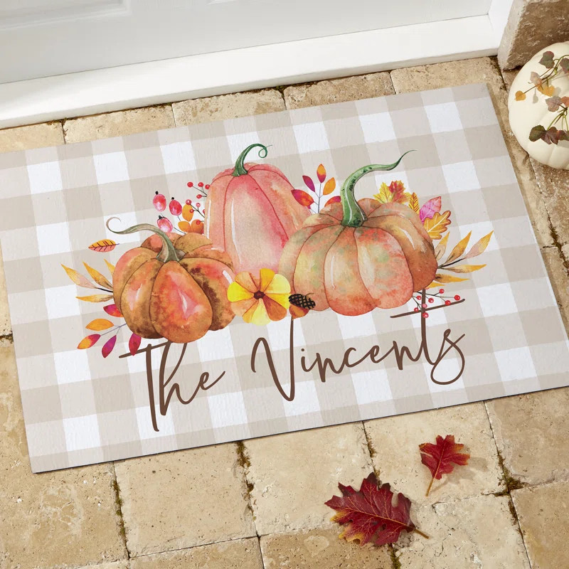 Non-Slip Thanksgiving Outdoor Doormat | Wayfair North America