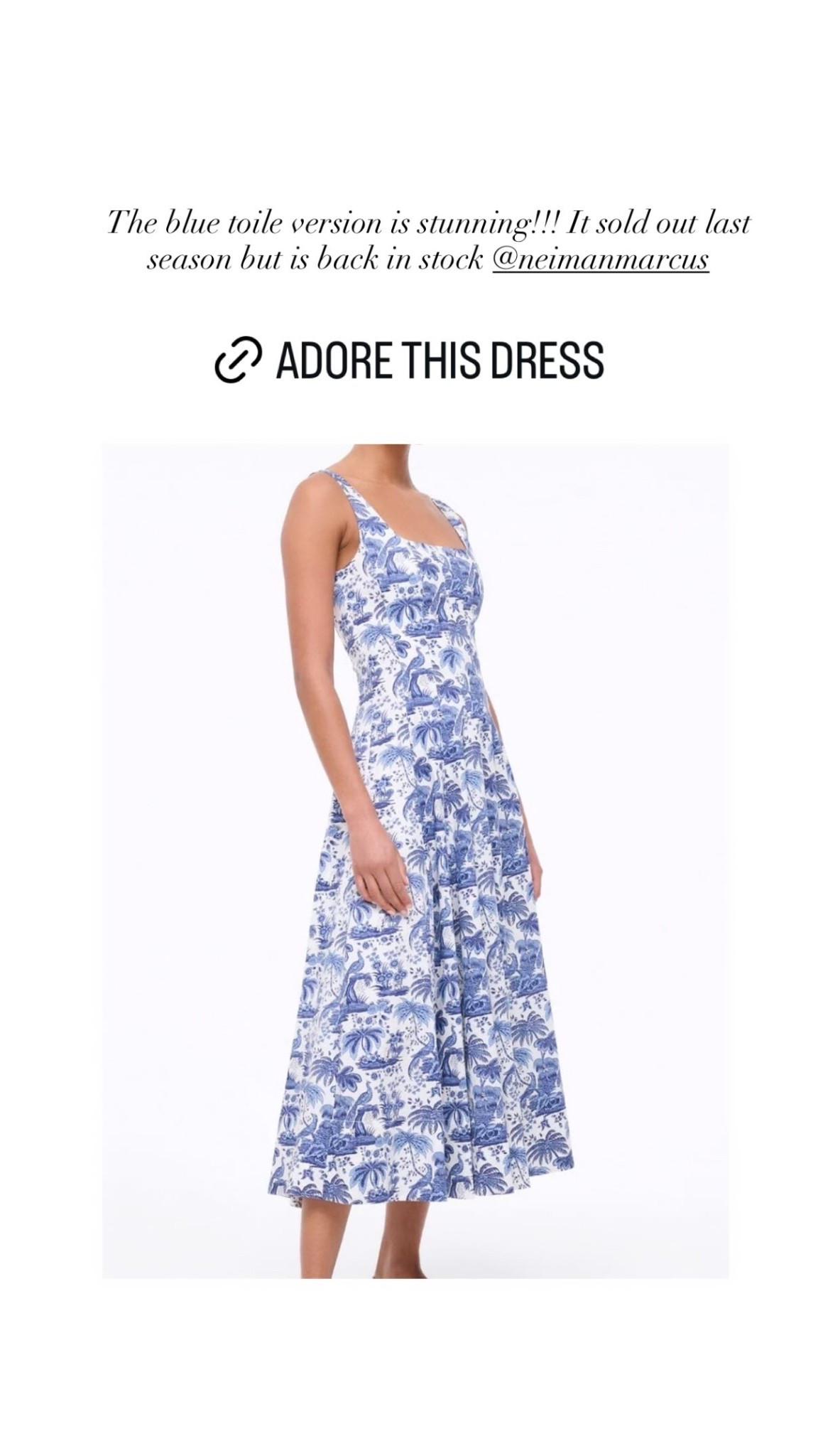 Blue toile dress.

#LTKSeasonal #LTKstorytime