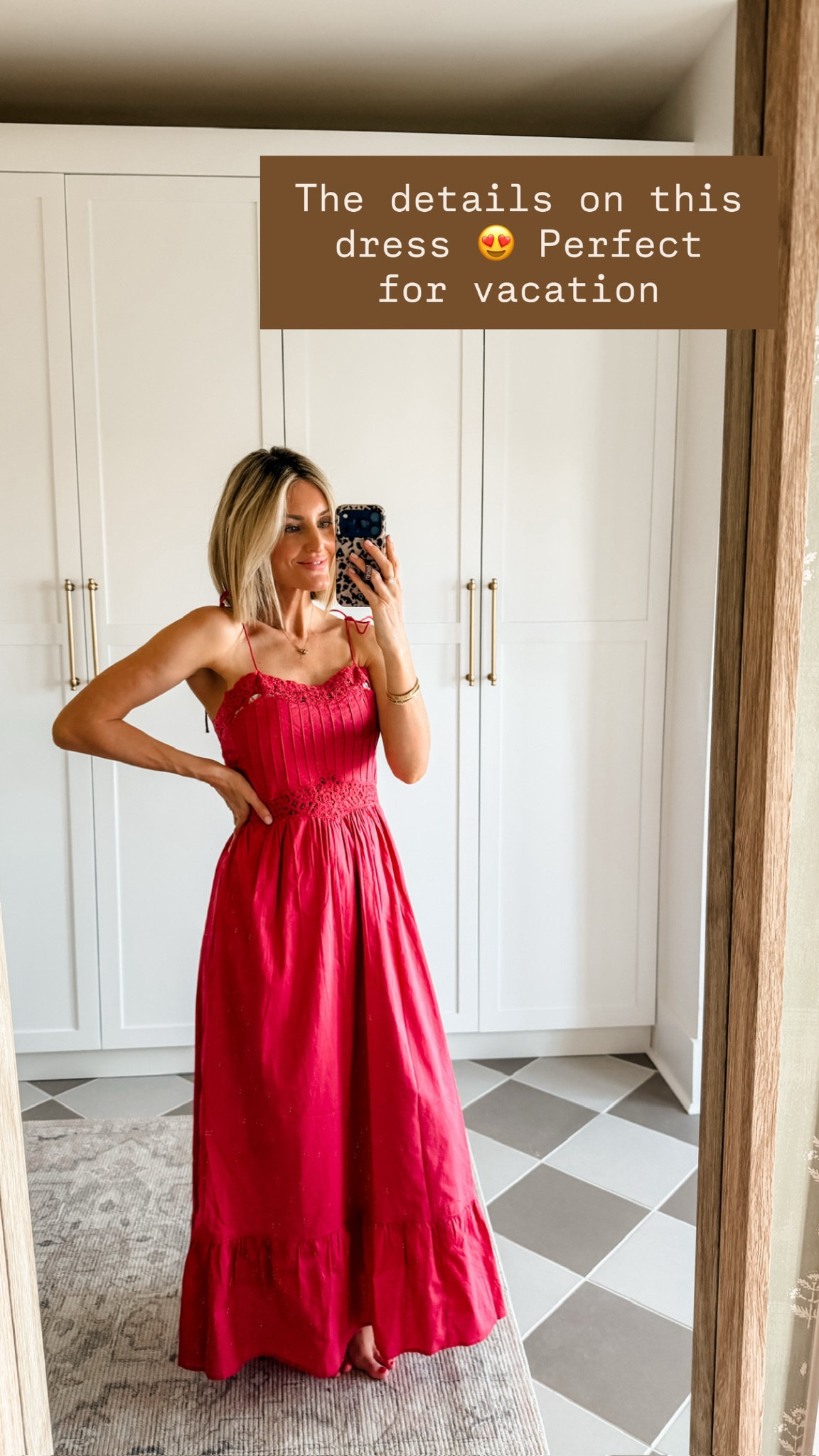 Umm can you believe this is from Target?! It’s so pretty for dinner out on vacation! Wearing a S! Currently on sale!

Loverly Grey, Target dress, Target sale, resort wear, vacation looks, beach dress, Memorial Day sale, summer maxi 

#LTKSeasonal #LTKSaleAlert