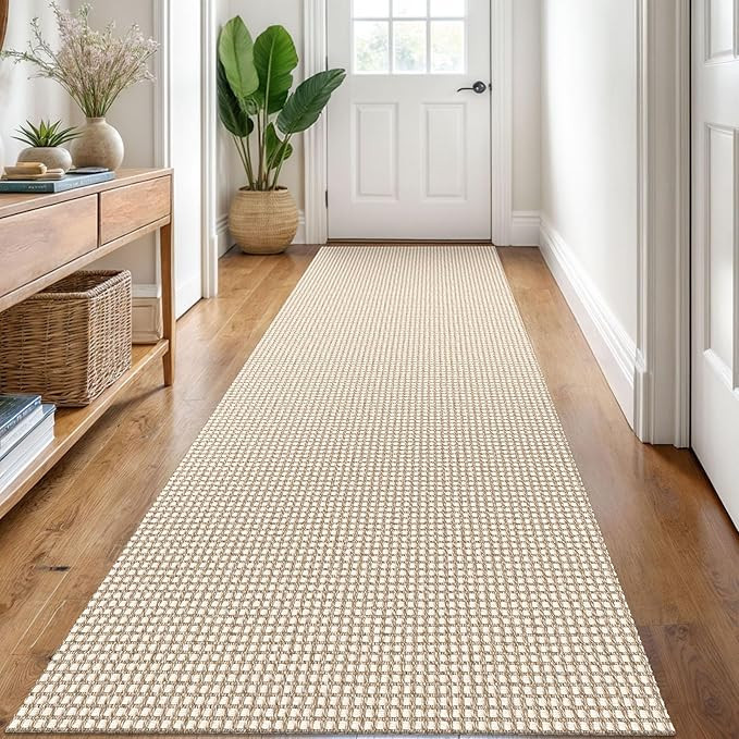 KOZYFLY Runners for Hallways 3x8 ft Washable Kitchen Runner Non Slip Rubber Backed Hall Runners C... | Amazon (US)