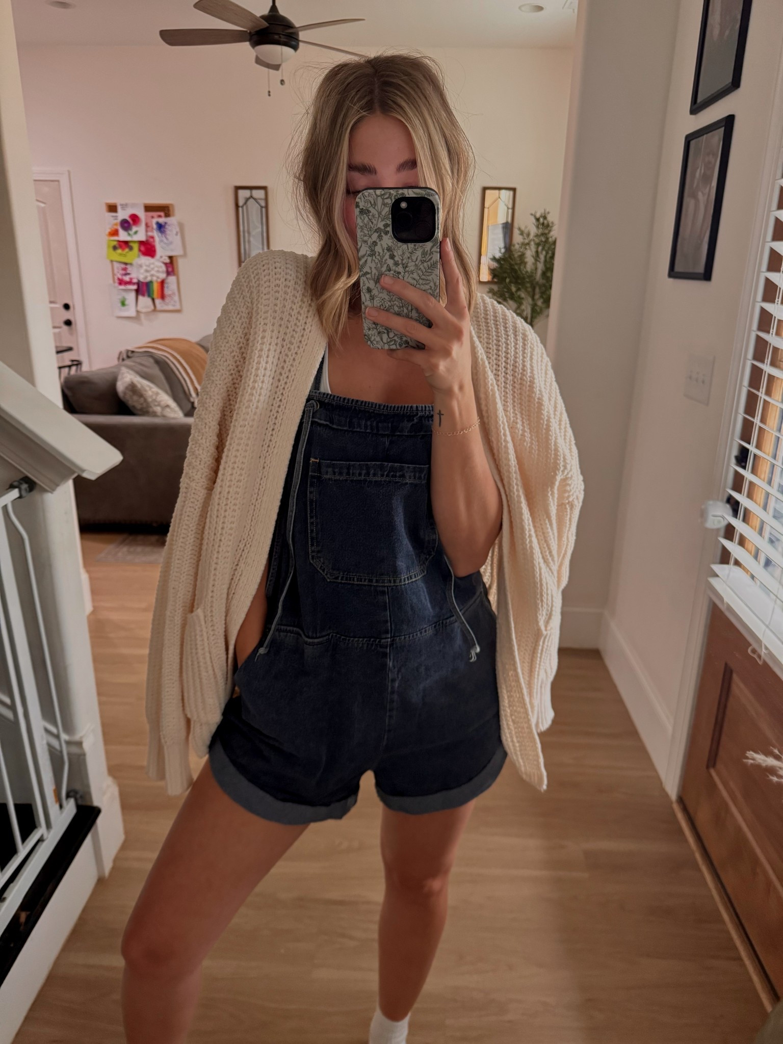 Bump friendly outfit for spring// summer 💙🦋
Wearing size medium to hopefully fit longer & feel like i could wear this size prior because of adjustable straps! 

#LTKBeauty #LTKBump #LTKStyleTip