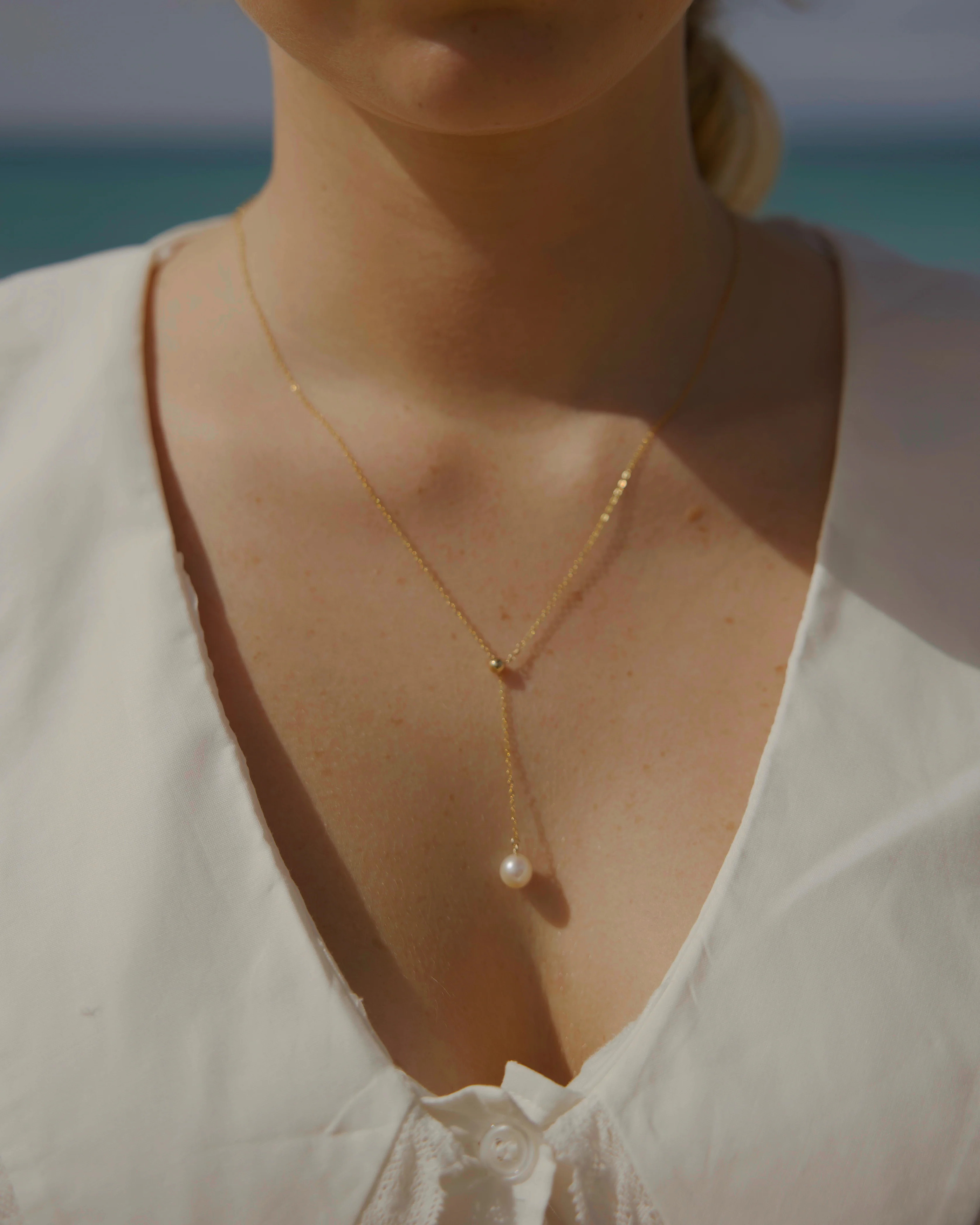 Morning Pearl Drop | 14K Gold-Filled Jewelry by Apelila | Apelila Jewelry