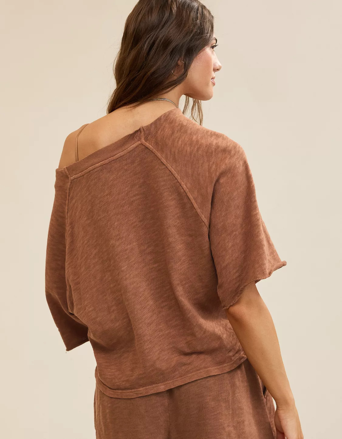 Aerie It's Casual Knit Slub T-Shirt | Aerie