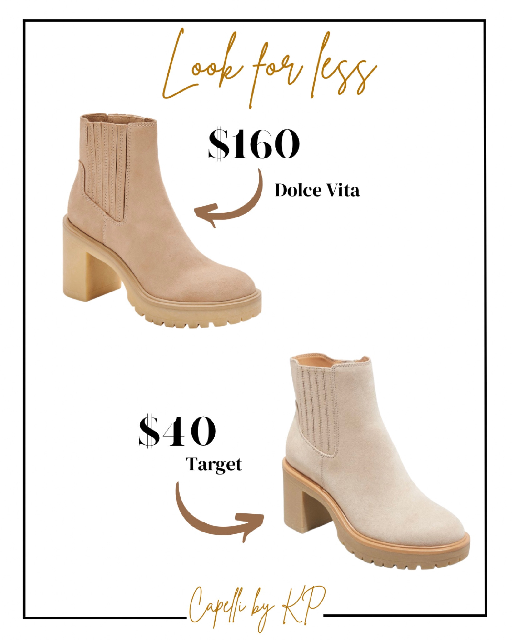 Look for less! 

#LTKshoecrush #LTKSeasonal