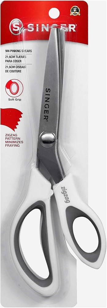 SINGER 9" Pinking Shears - Zig Zag Scissors for Fabric | Amazon (US)