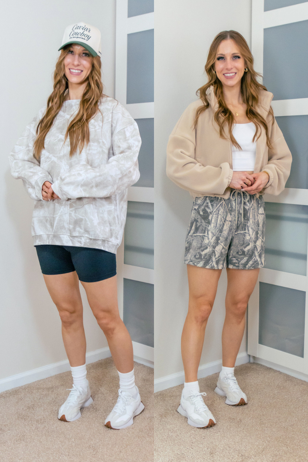 I'm all about cozy yet chic looks, and these maple leaf hoodies and camo shorts are my latest faves. Perfect for running errands or a casual day out. 🍁 The sweatshirt is a size large, and the shorts are a small. Can't get enough of this comfy vibe!
 

 #LTKootd #LTKSeasonal #LTKOver40