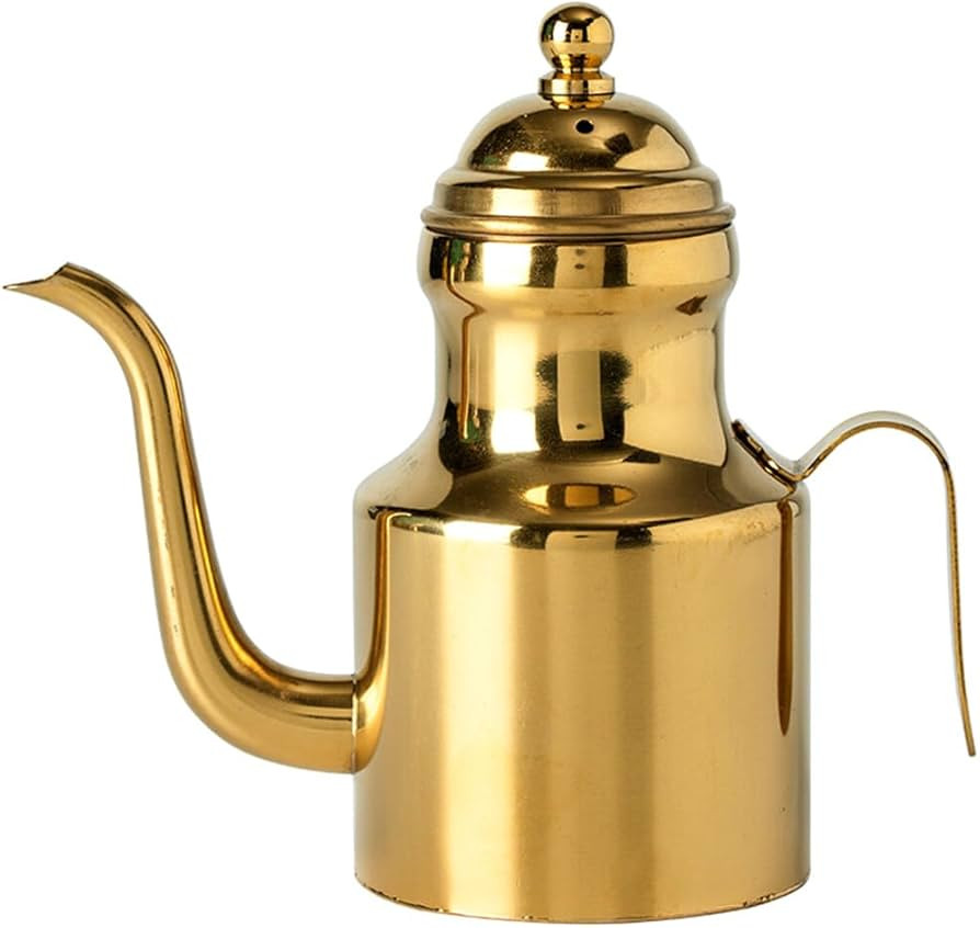 Stainless Steel Oil Bottle, 18oz Olive Oil Dispenser, Olive Oil Bottle with Drip Free Spout, Oil ... | Amazon (US)