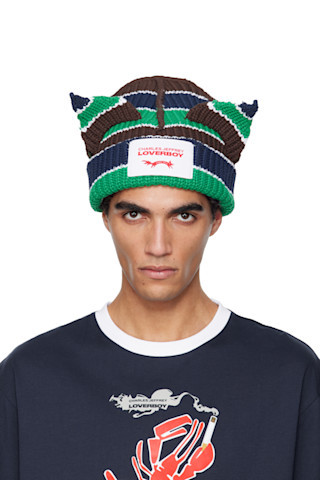 Multicolor Chunky Ears Beanie | SSENSE