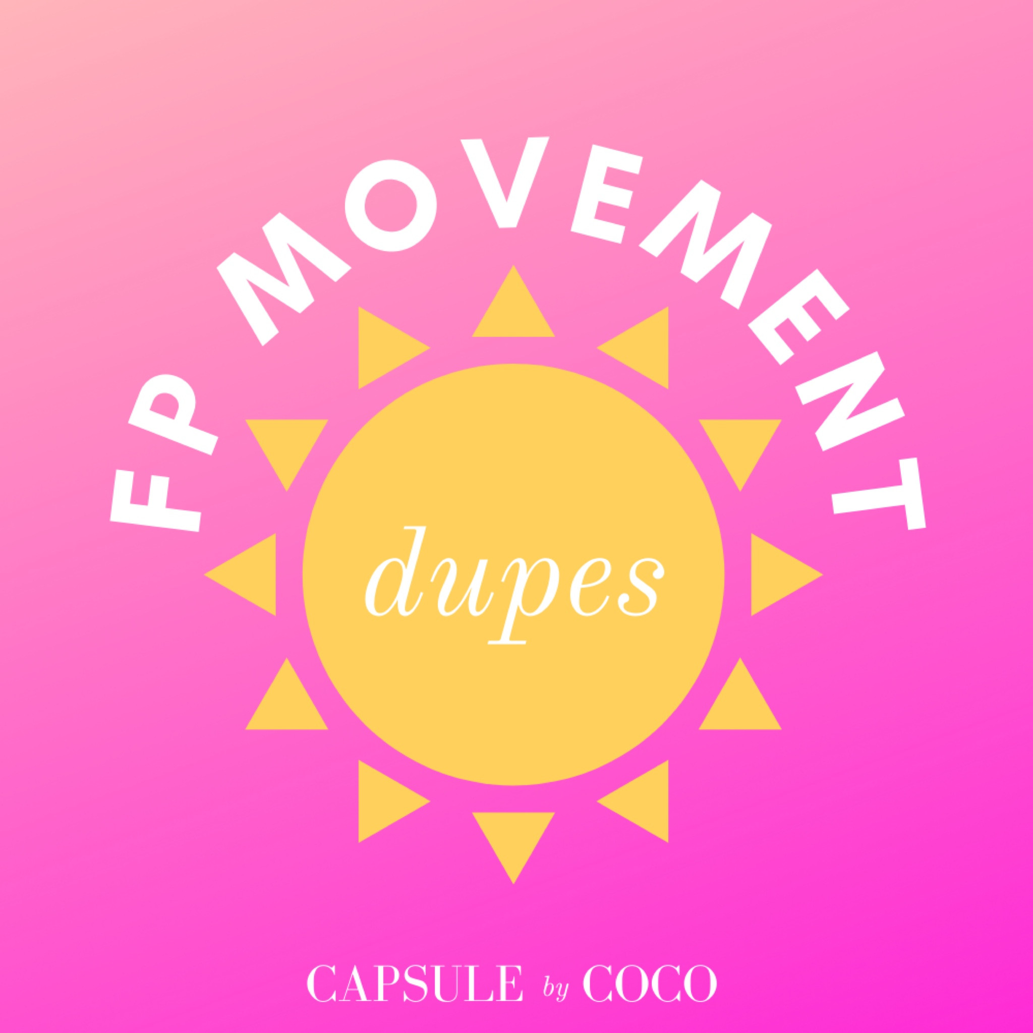 FP Movement dupes ☀️🤸‍♀️

#LTKfit