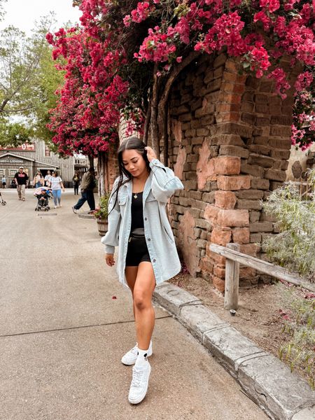 Theme park casual outfit! Had so much fun at Knott’s Berry Farm, and stayed comfy with a bodysuit and light jacket 😊

#LTKtravel #LTKfit #LTKstyletip