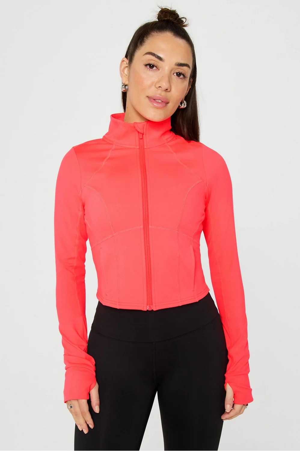 Perfect Storm Cropped Train Jacket | Fabletics