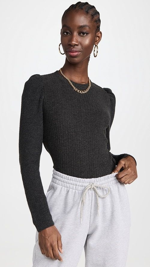 Splendid London Rib Puff Sleeve Sweater | SHOPBOP | Shopbop