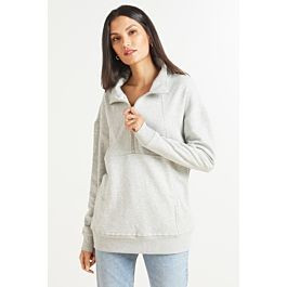 EVEREVE Hadley Seamed Half Zip | EVEREVE | Evereve