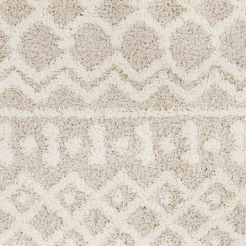 Lurdes Geometric Area Rug in Cream/Beige | Wayfair North America