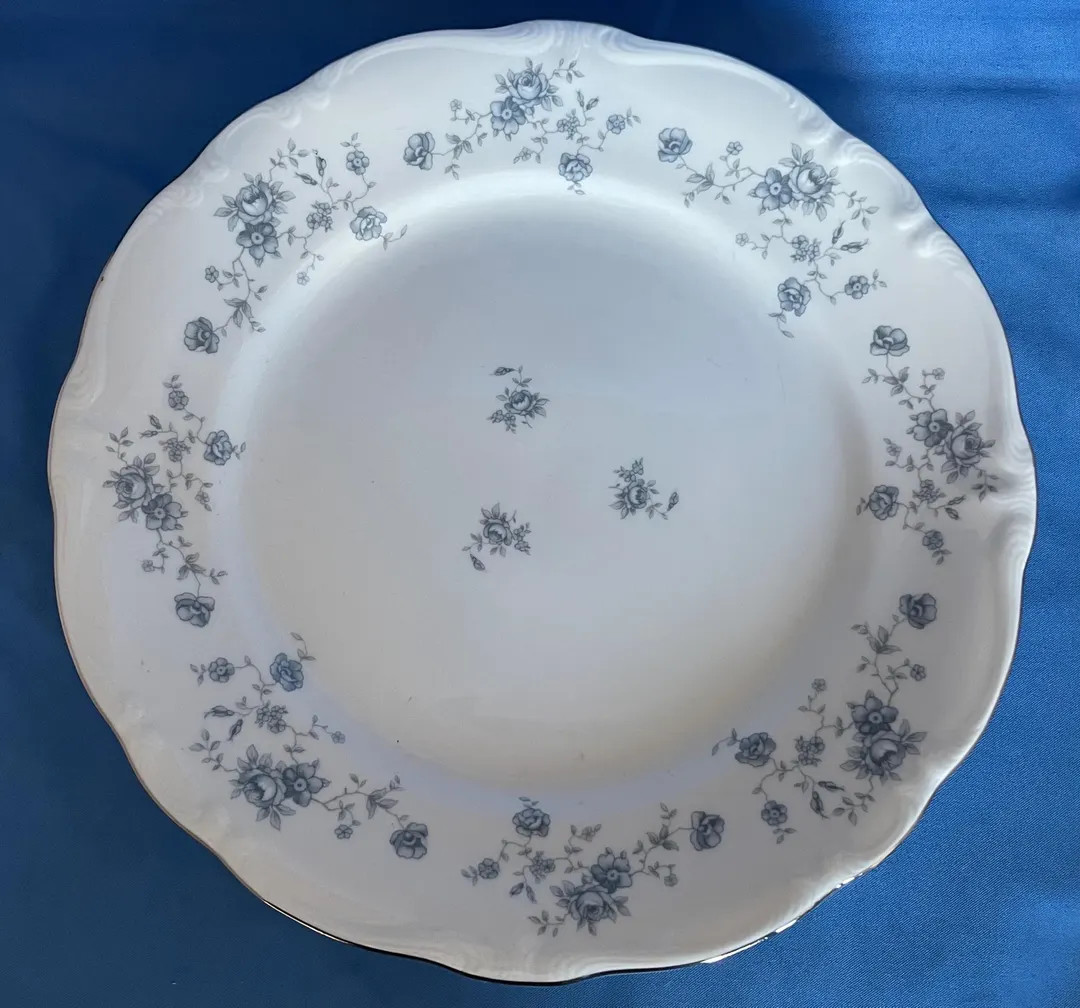 Johann Haviland Bavaria Blue Floral Plates and Cups Germany | Etsy (Global)