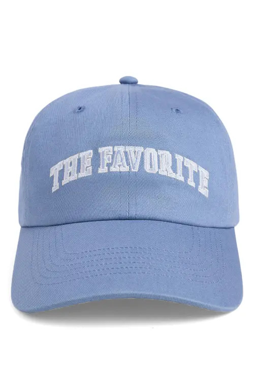 Favorite Daughter The Favorite Adjustable Baseball Cap in Sea Blue at Nordstrom | Nordstrom