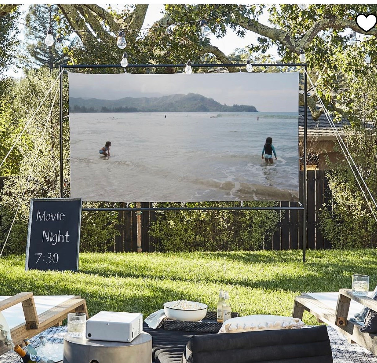 Did you know that pottery barn has a projection screen to watch outdoor movies in the summer - and it’s on sale this week?

#LTKmomlife