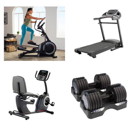 #ad
 I love to exercise at home and have made a room in my basement into a home gym. I love my treadmill and bike and now I’m ready to add an elliptical! My husband and son use Select-a-Weight Dumbbells! They are great space savers and easy to change weight amount!
#BestBuy
 #liketkit @shopltk

#LTKfitness #LTKHoliday #LTKGiftGuide