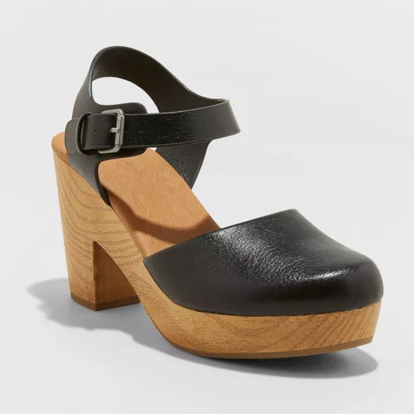 Women's Marcia Heeled Clog Pumps - Universal Thread™ | Target