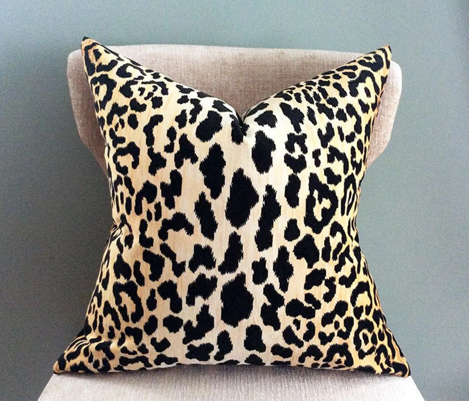 Velvet Pillow Cover Animal Print Pillow Throw Pillow Cover | Etsy | Etsy (US)
