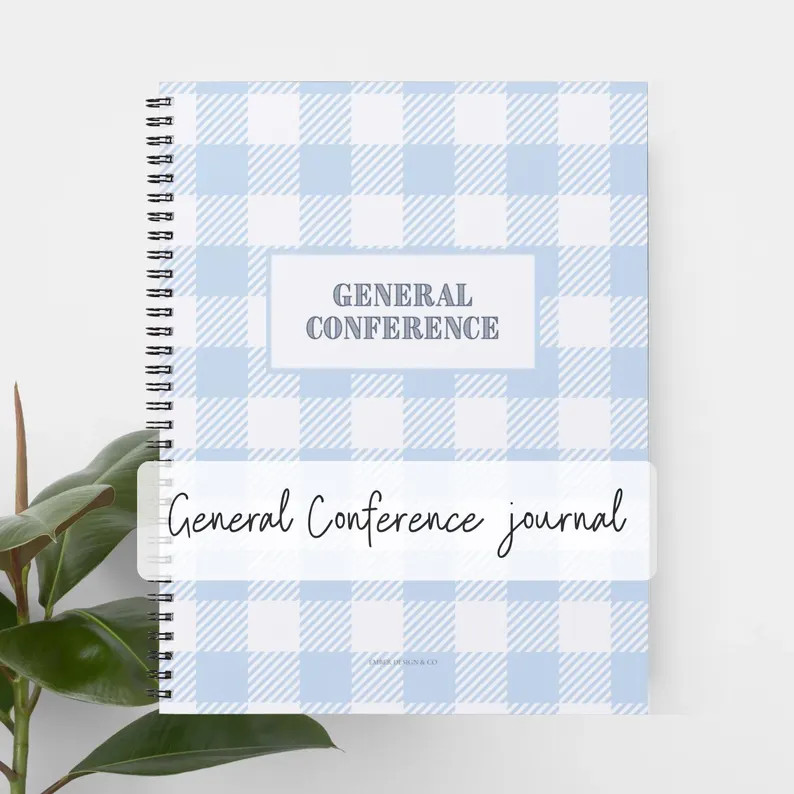 2026 April LDS General Conference Journal: Reflection Notebook - Etsy | Etsy (Global)