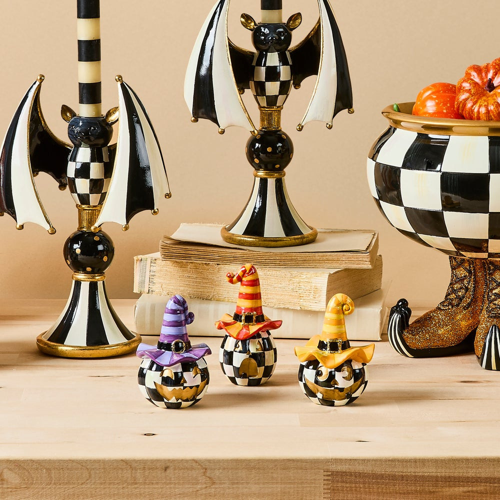 Mini Happy Jack Pumpkins, Set of 3 | MacKenzie-Childs