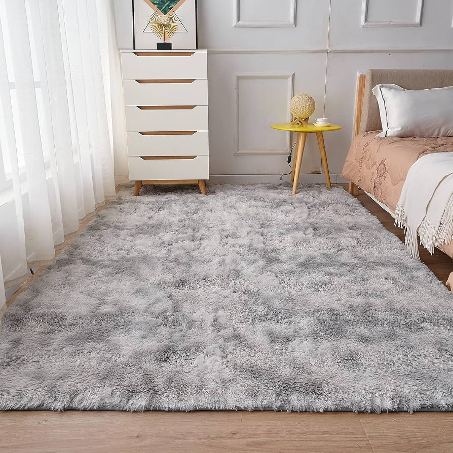Floralux Ultra Soft Indoor Modern Shag Area Rugs Fluffy Living Room Carpets for Children Bedroom ... | Amazon (US)