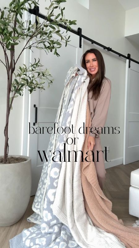 Barefoot dreams or Walmart! CRAZY about this $20 version of my favorite blanket! It’s just as soft and delicious! Has a great weight to it and snuggle approved! Such a beautiful find! Makes a great hostess/easter gift as well



#LTKhome #LTKVideo #LTKfindsunder50