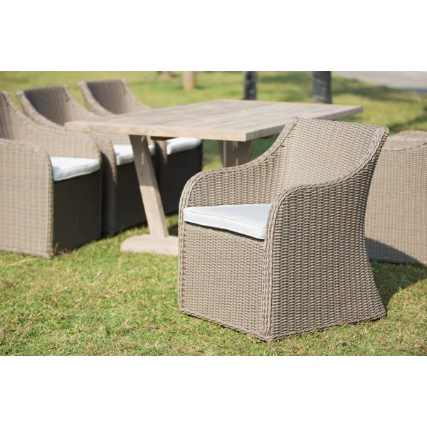 Porto Fino Outdoor Dining Armchair with Cushion | Wayfair North America