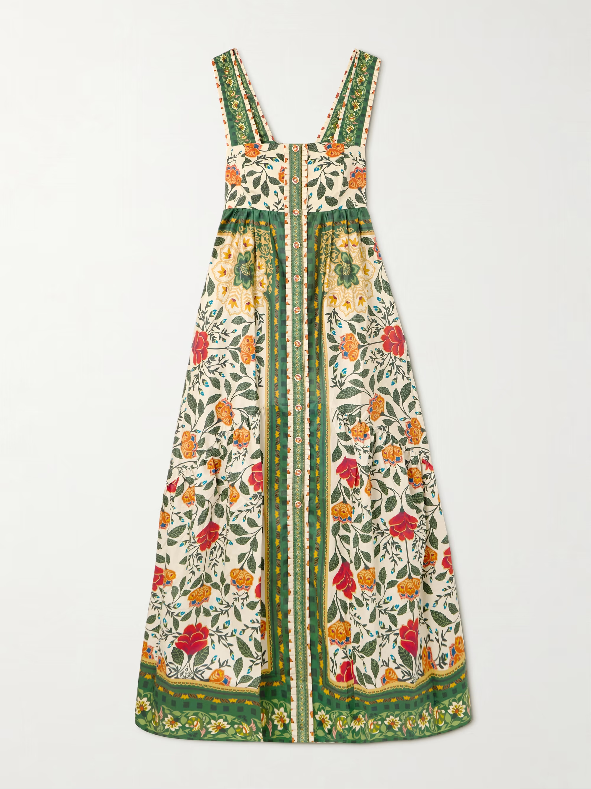 Garden Tapestry open-back floral-print cotton-poplin maxi dress | NET-A-PORTER (UK & EU)
