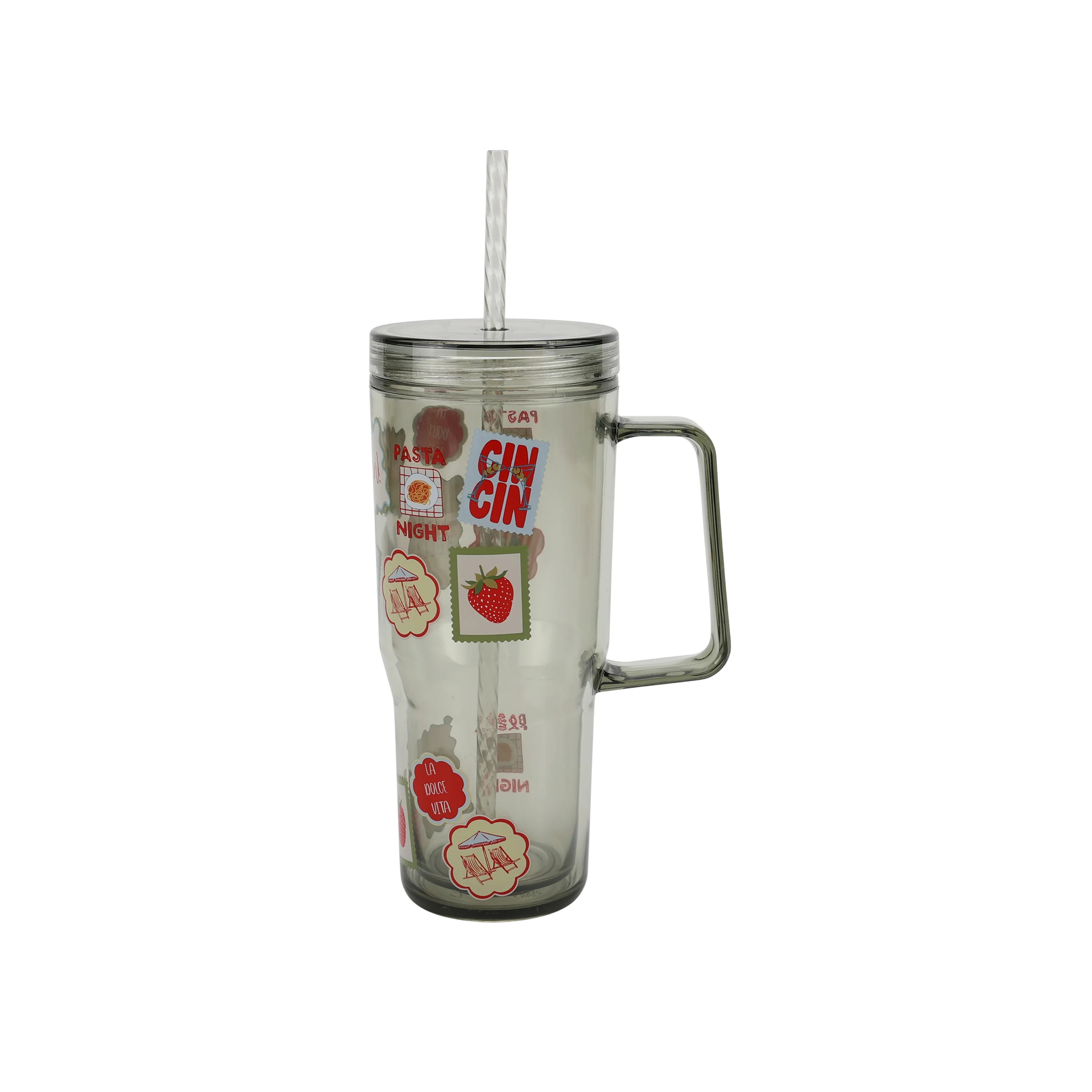 Just Feed Me by Jessie James Decker 30oz Tumbler with Straw, Stamps | Walmart (US)