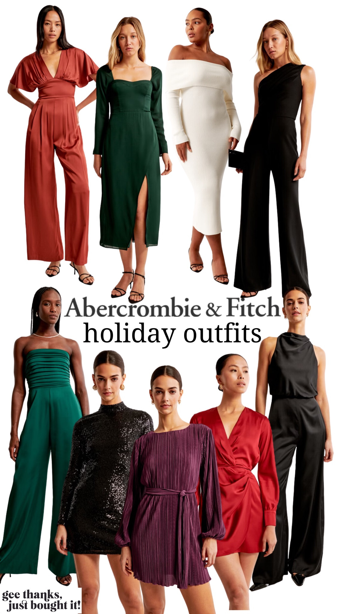 Holiday outfits at Abercrombie 

#LTKstyletip #LTKHoliday #LTKSeasonal