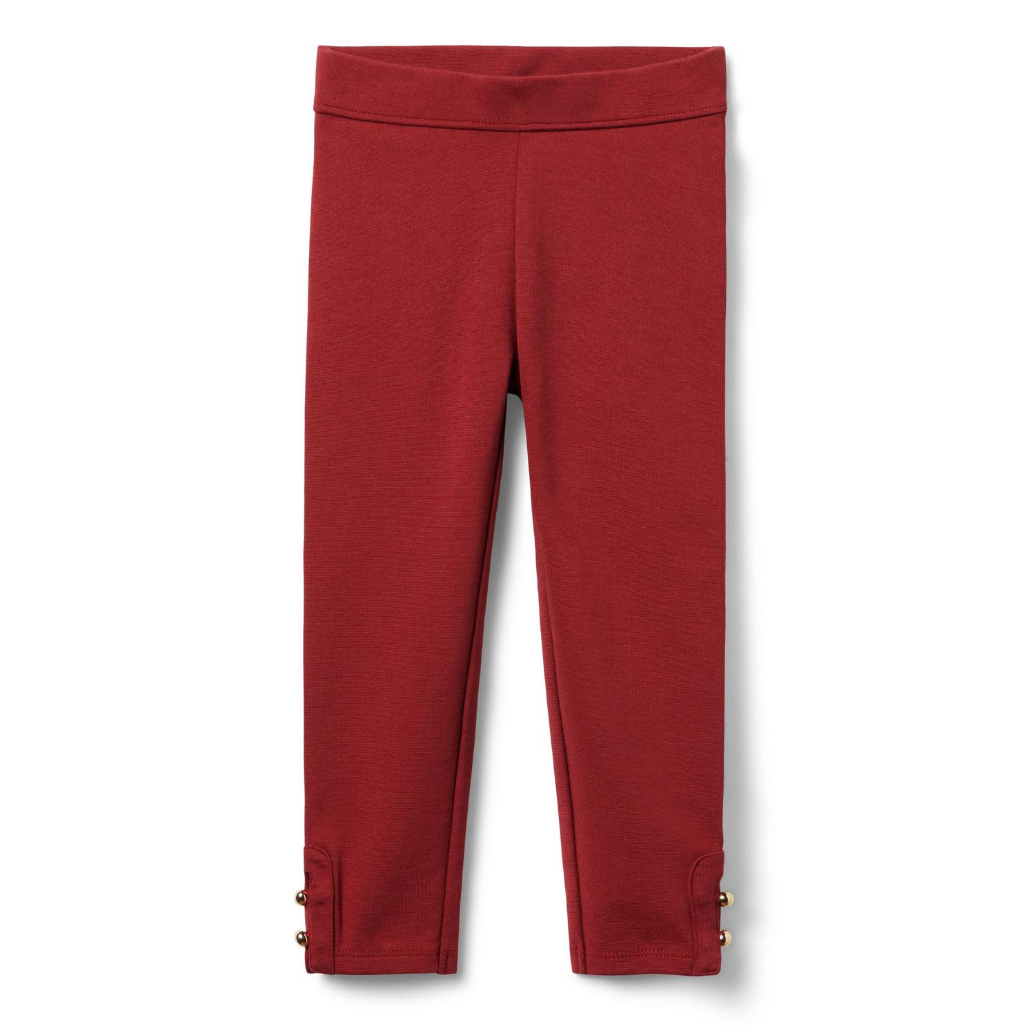 Button Cuff Ponte Pant | Janie and Jack