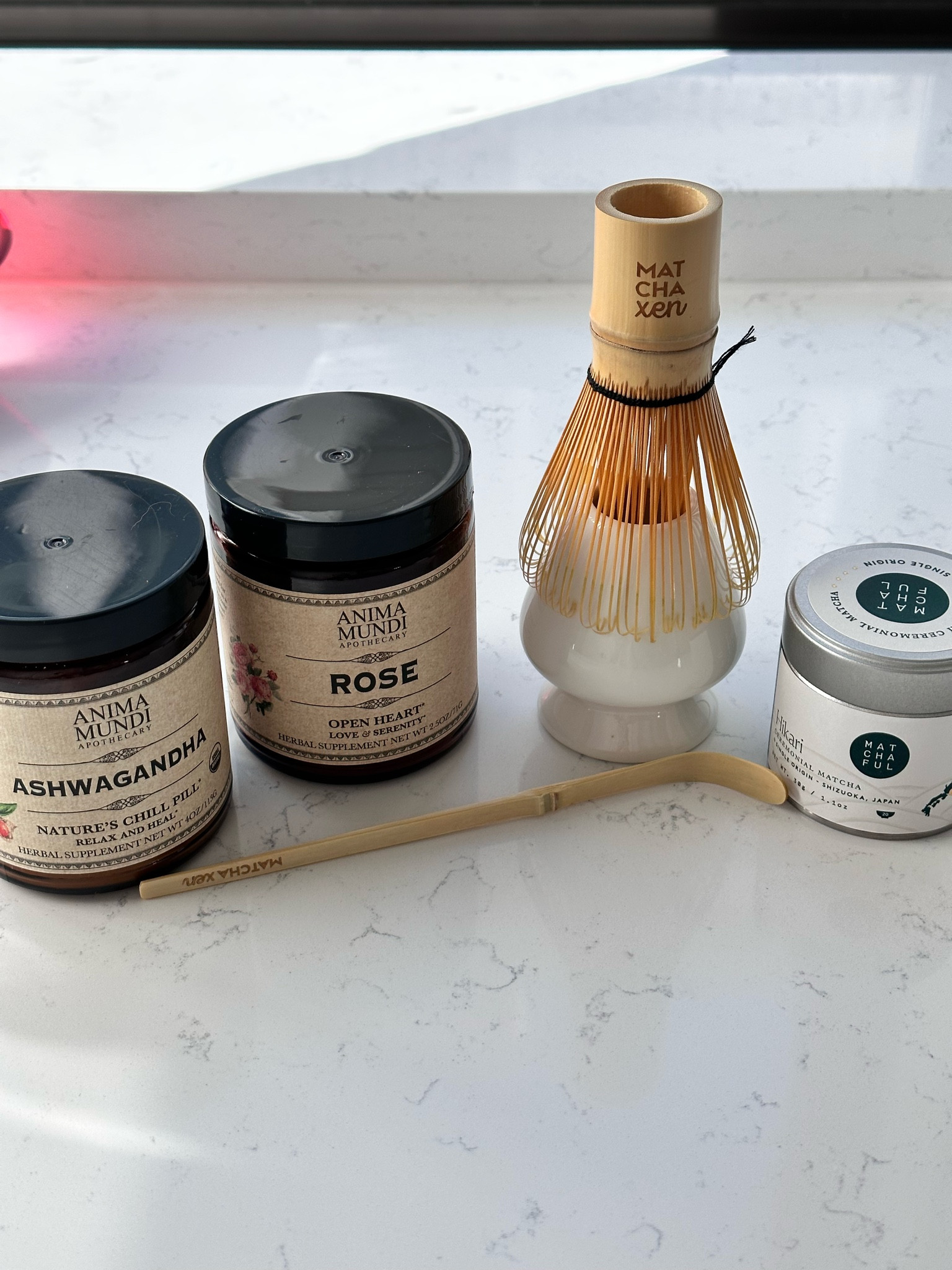 A few of my daily holistic supplements for health and wellness. Purchased directly from brand but linked what I could. 
BENEFITS: 
* Ashwagandha- lowers cortisol to help reduce stress & anxiety, increases brain cognition, supports thyroid function & adrenal health & balances blood sugar levels
*Rose- reduces inflammation in body, supports heart, protects from cellular damage, contains anti-aging properties
*Chaga-overall immune support, antioxidant, anti inflammatory, prevents proliferation of cancer and tumor growth, promotes cognitive function.

#LTKhome #LTKunder50 #LTKfit