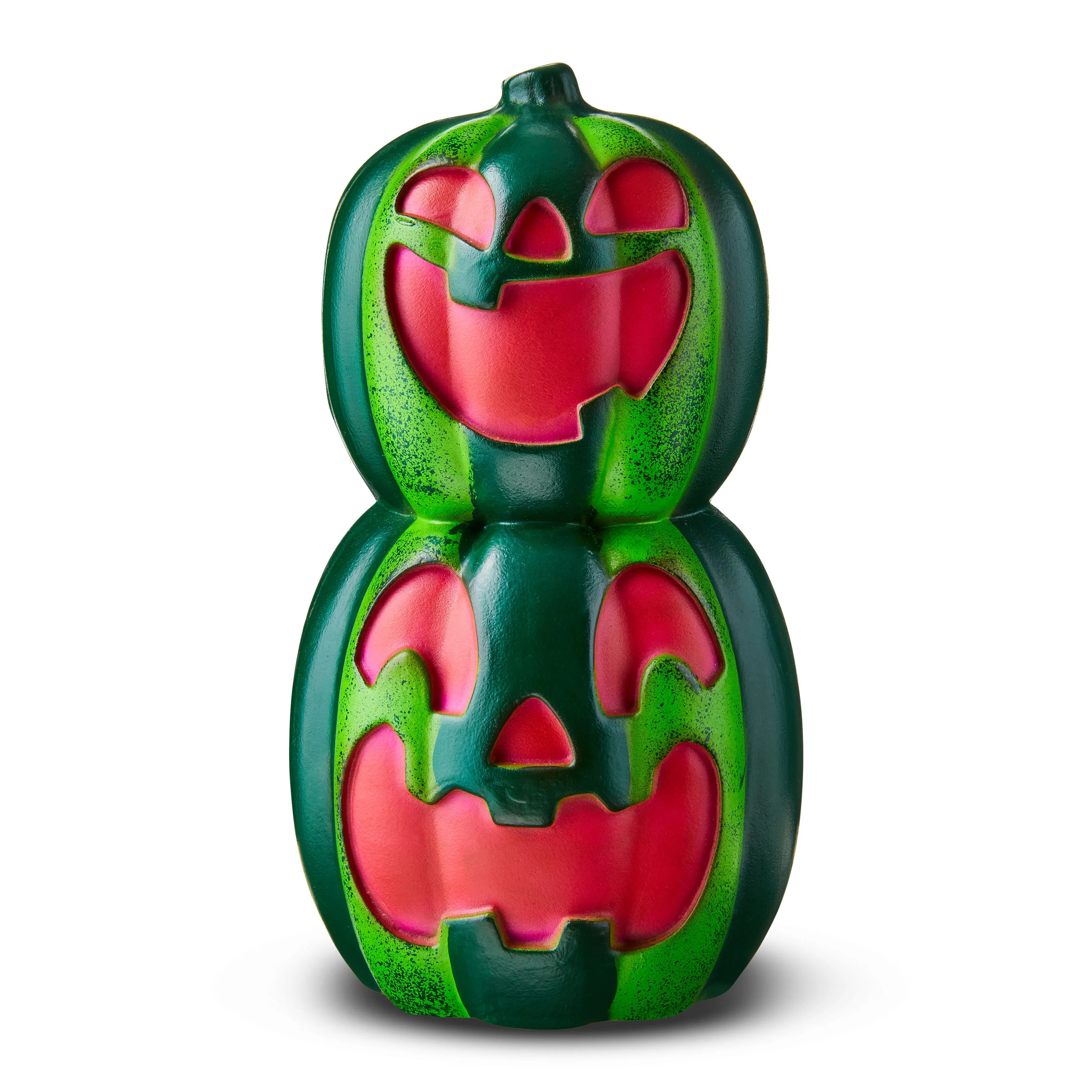 8" LED Watermelon Jack-o'-Lantern Blow Mold Stack, Summer Frights by Way To Celebrate | Walmart (US)