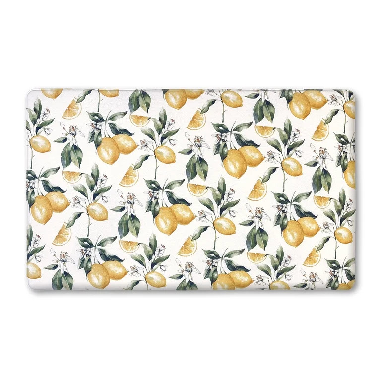 Mainstays Printed Lemons Kitchen Comfort Mat, 30" x 18" | Walmart (US)