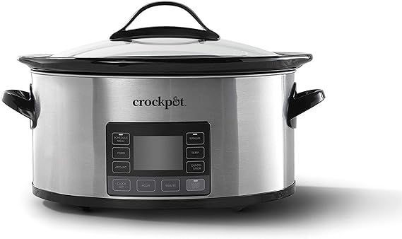 Crock-Pot MyTime Technology 6 Quart Programmable Slow Cooker and Food Warmer with Digital Timer, ... | Amazon (US)