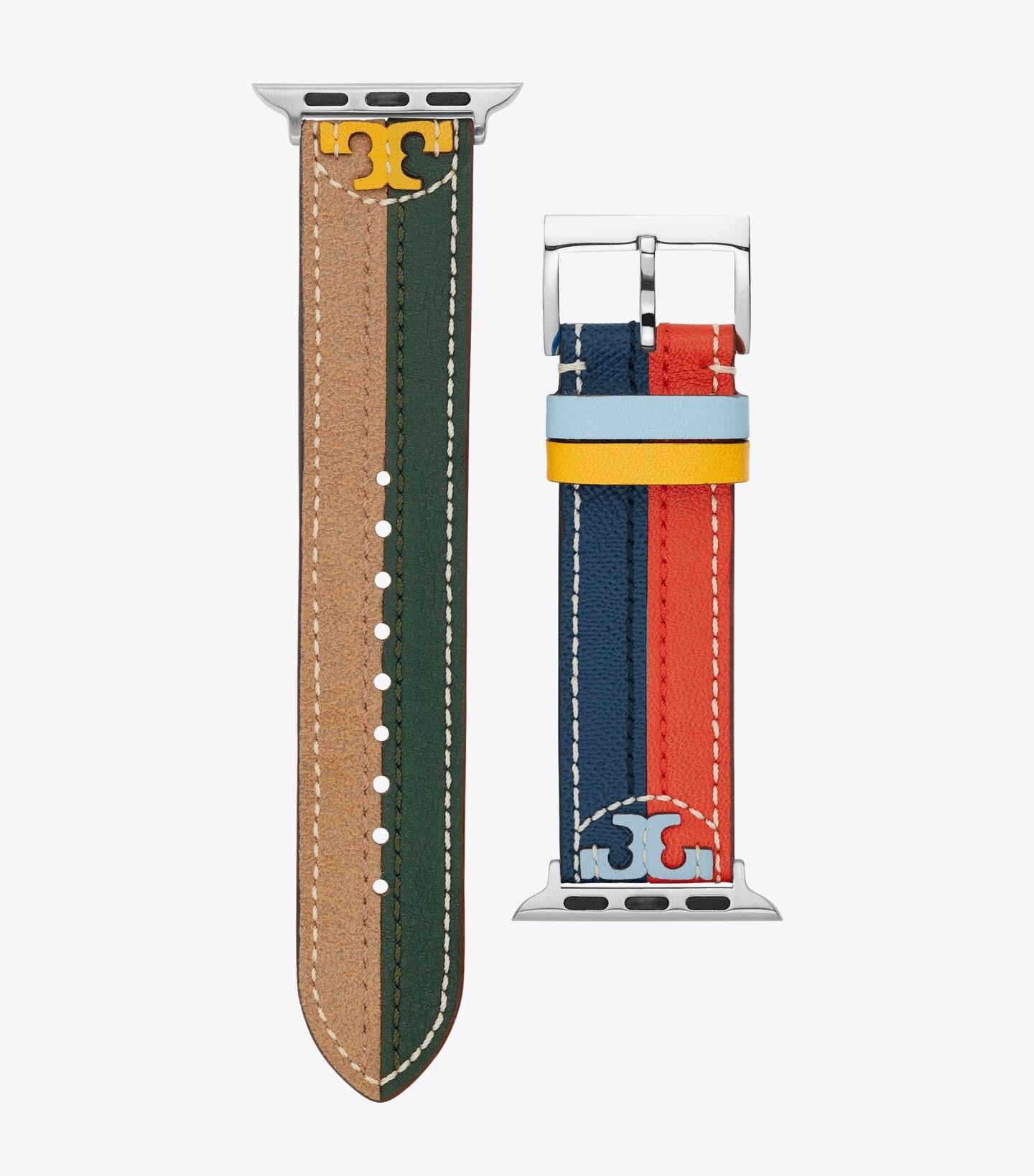 McGraw Band for Apple Watch®, Multi-Color Leather, 38 MM – 40 MM | Tory Burch (US)