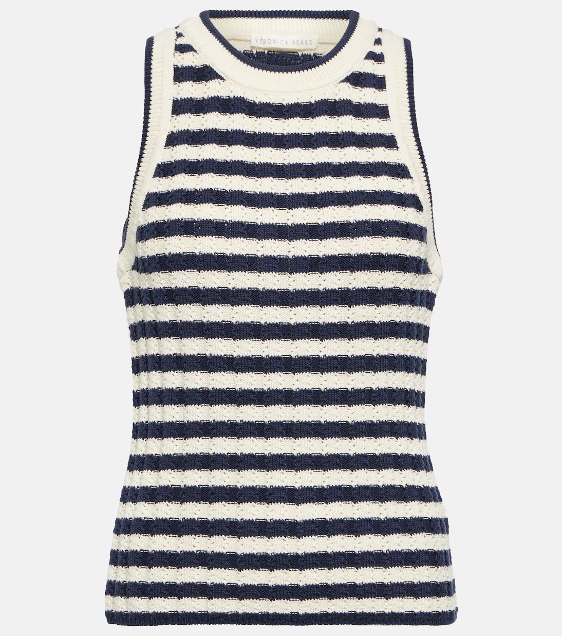 Striped knit cotton top | Mytheresa (UK)