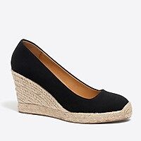 Canvas espadrille wedges | J.Crew Factory