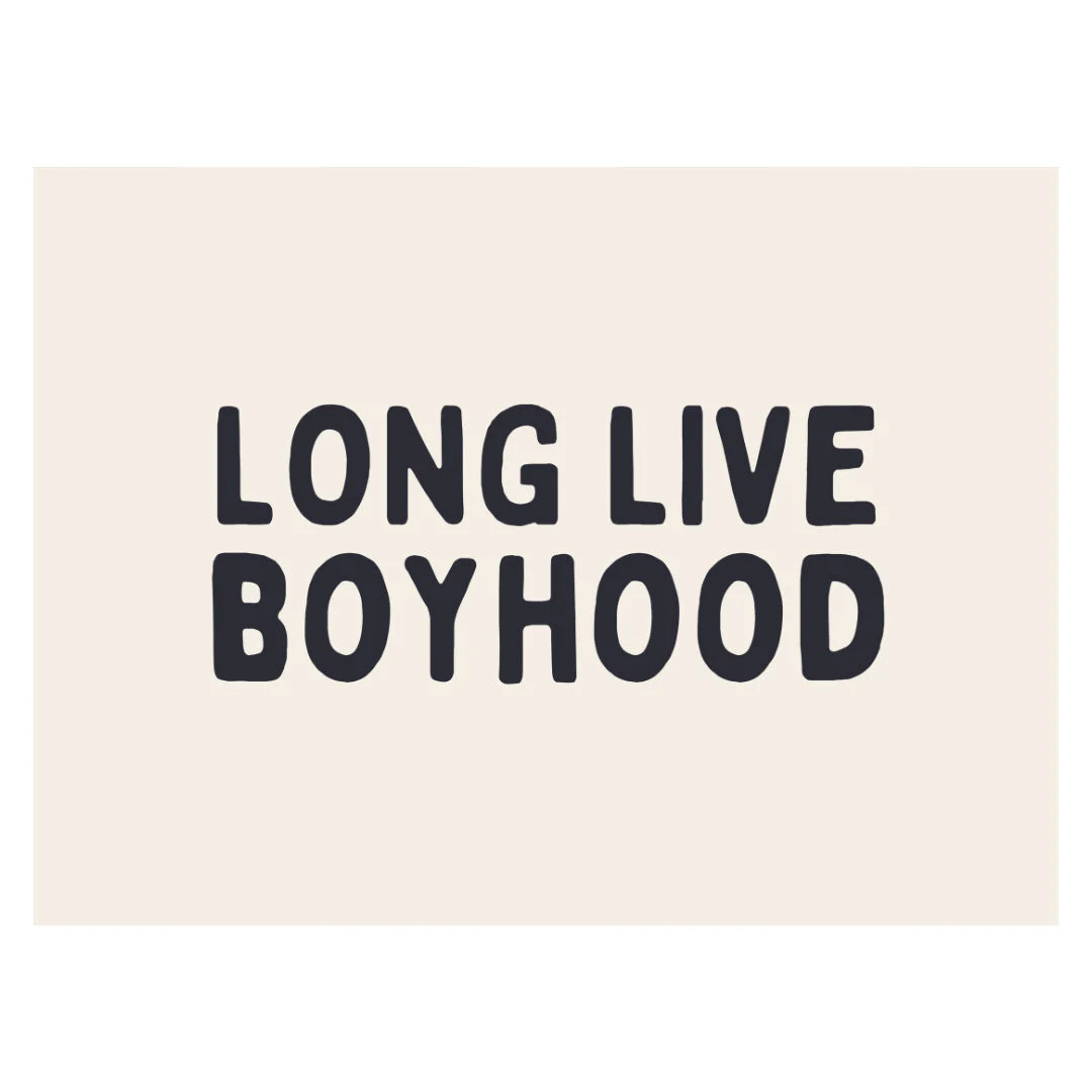 Long Live Boyhood Banner natural Fabric Tapestry Boys Wall Art & Bedroom/playroom Decor Boyhood /... | Etsy (US)