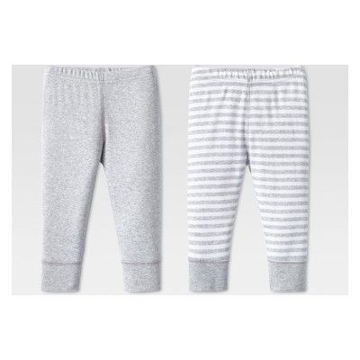 Lamaze Baby Organic Cotton 2pk Pants - Gray | Target