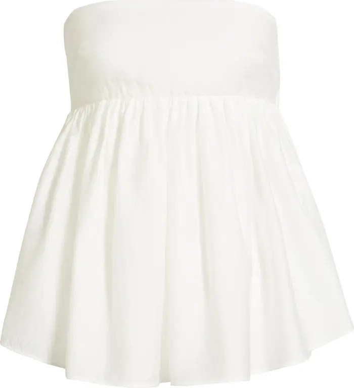 Strapless Babydoll Top | Nordstrom