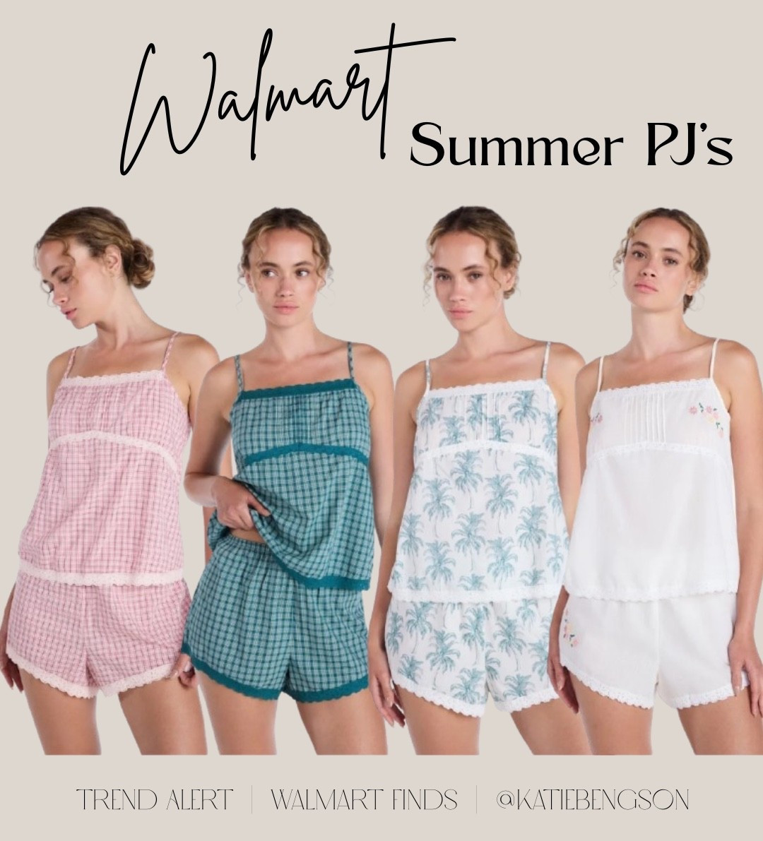 Walmart summer pj sets under $25

#LTKSeasonal #LTKmomlife #LTKselfcare
