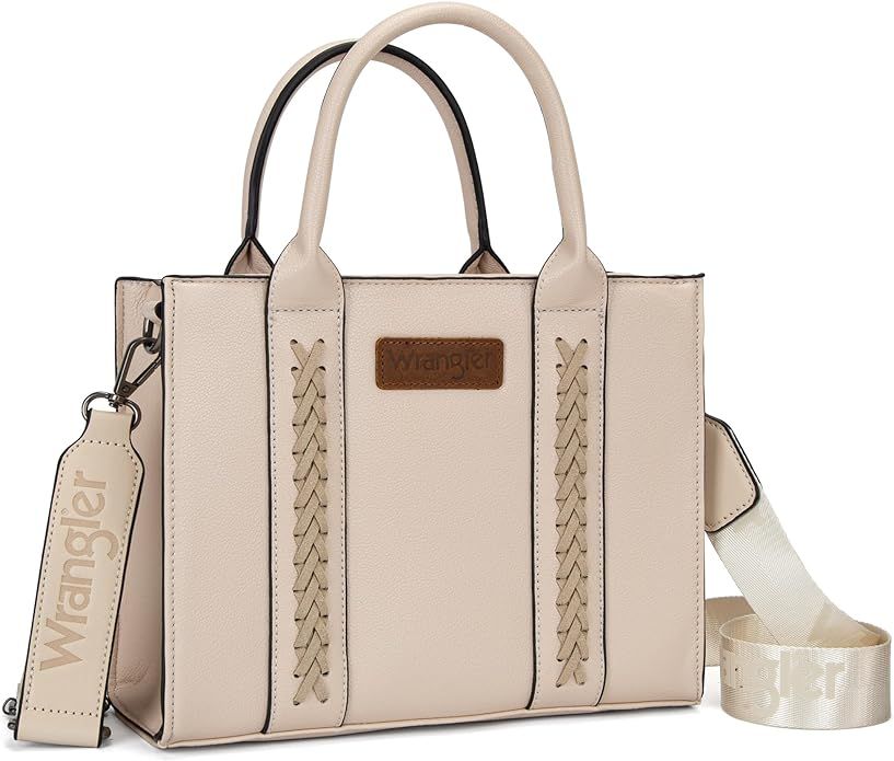 Wrangler Tote Bag for Women Designer Satchel Handbags Top-handle Purses with Strap | Amazon (US)